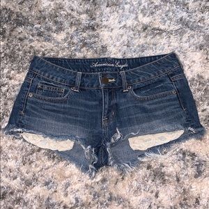 American Eagle Low Rise Jean Shorts